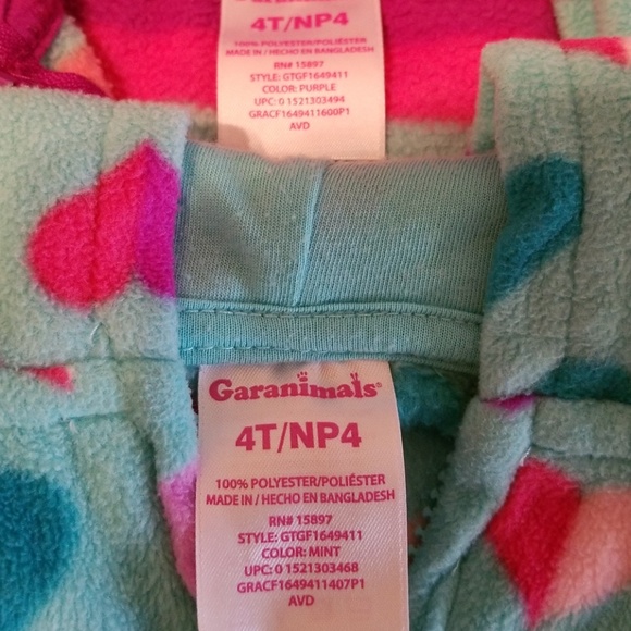 Garanimals Toddler Multicolor Long Sleeve Hoodies - Picture 2 of 8